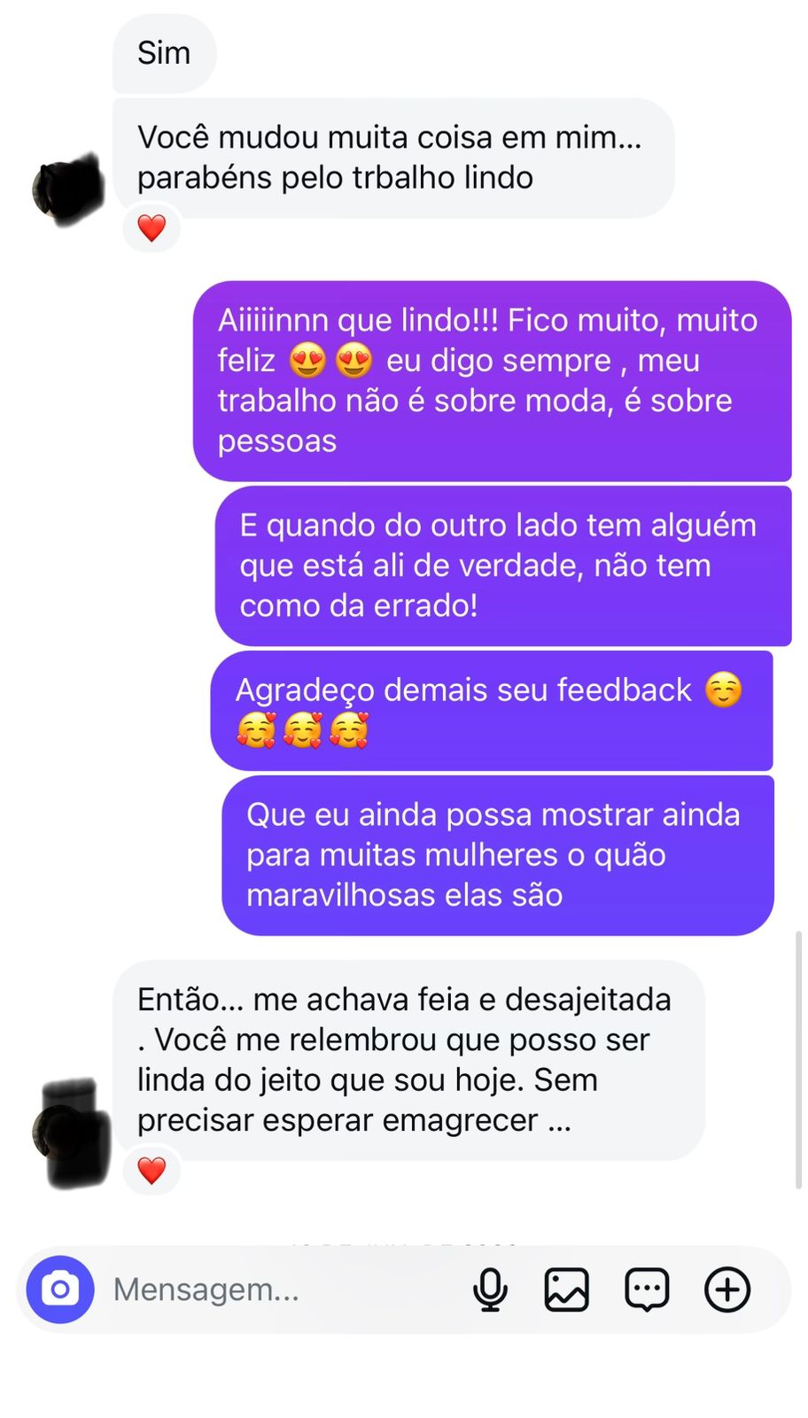 Depoimento de cliente real da Rê Nascimento
